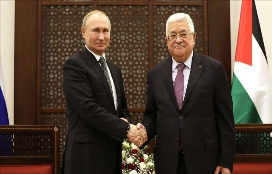 Vladimir Putin və Mahmud Abbas