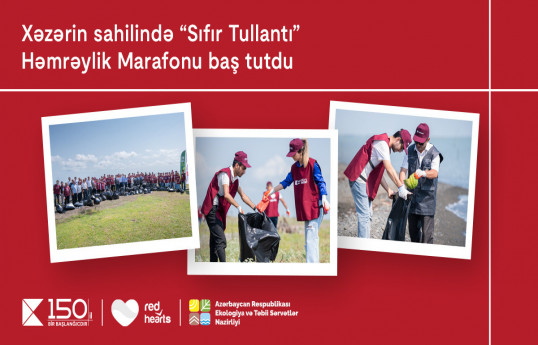 Xəzər Günündə “Sıfır Tullantı” həmrəylik marafonu baş tutub