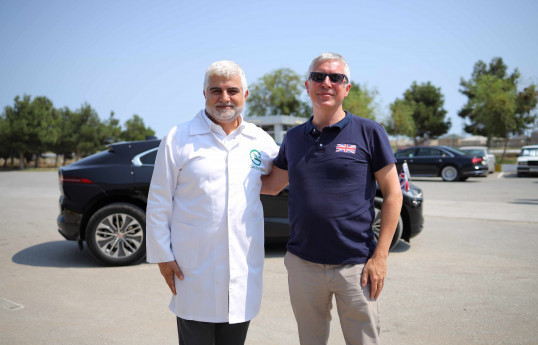 Birləşmiş Krallığın Azərbaycandakı səfiri Tahir Gözelin  GreenTech müəssisəsini ziyarət edib