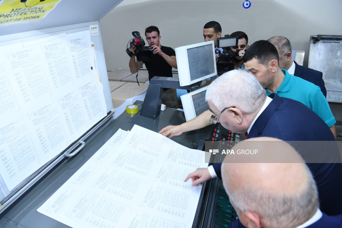 Azerbaijan launches ballot printing for snap parliamentary elections