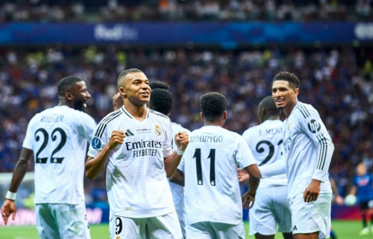“Real Madrid” UEFA Superkubokunun qalibi olub