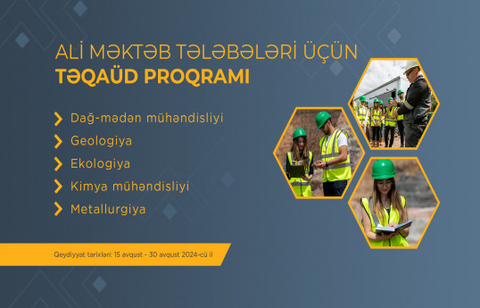 “AzerGold” ali məktəb tələbələri üçün növbəti Təqaüd proqramını elan edib