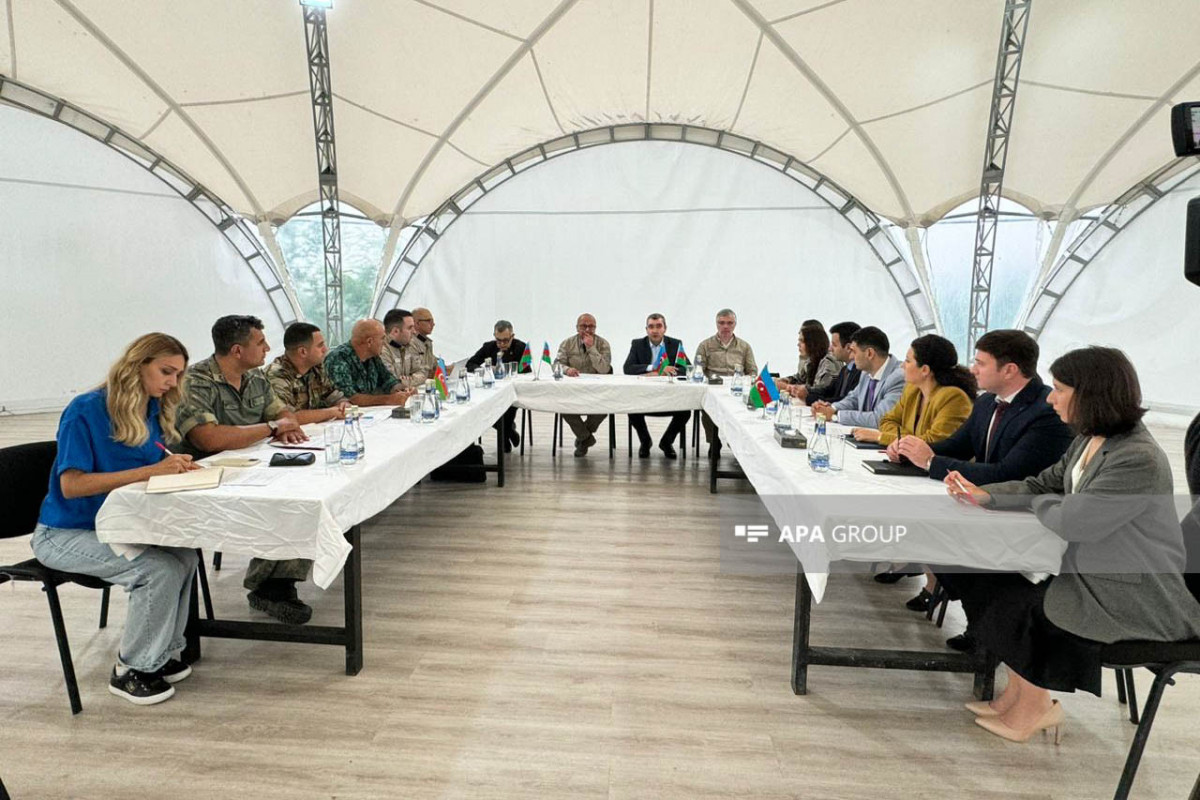 Laçında Minalardan və partlamamış hərbi sursatlardan təmizləmə üzrə İşçi qrupun iclası keçirilib - FOTO 