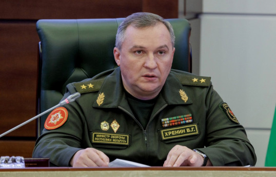 Belarusun müdafiə naziri Viktor Xrenin