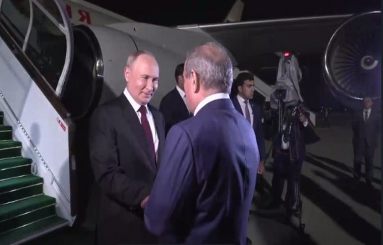 Rusiya Prezidenti Vladimir Putin Azərbaycana gəlib  - FOTO   - YENİLƏNİB 
