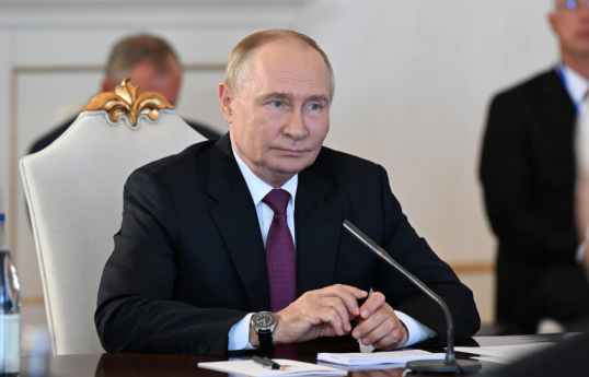 Putin: Bakıda prioritet xarakter daşıyan bir sıra məsələləri müzakirə etməyə nail olduq