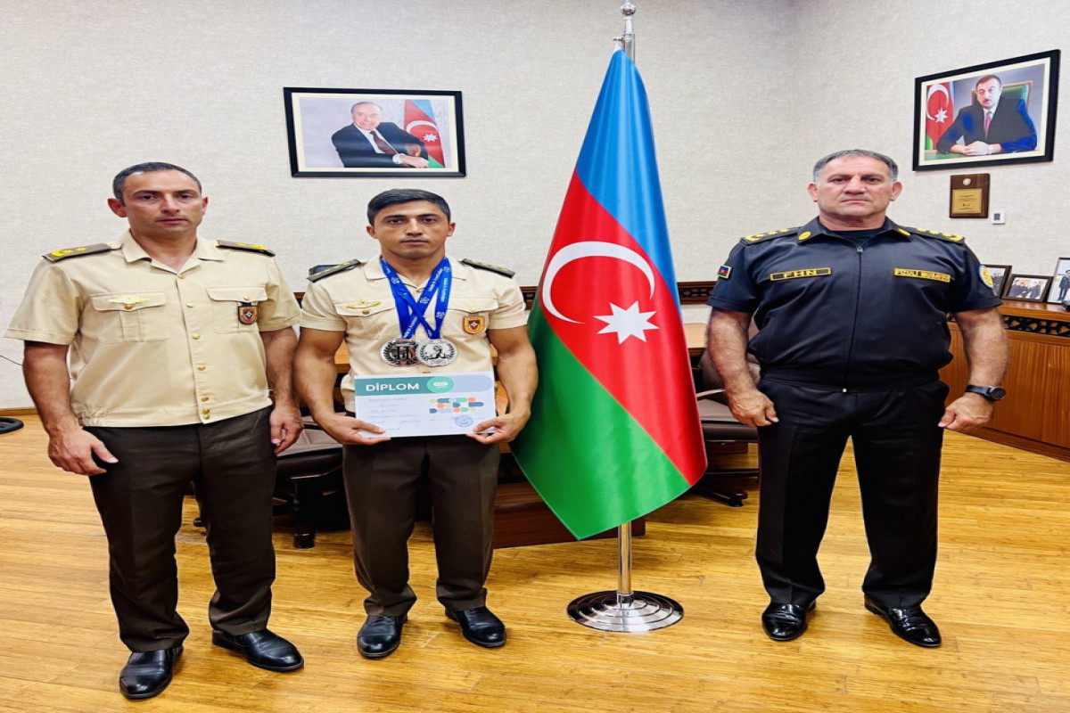 FHN əməkdaşı qol güləşi üzrə gümüş medal qazanıb - FOTO 