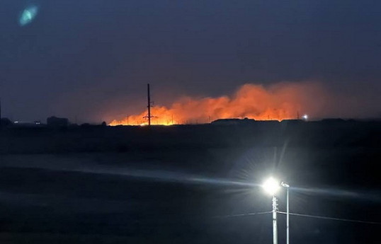 Volqoqrad vilayətinə PUA hücumu nəticəsində yanğın olub, aeroportun işində fasilə yaranıb