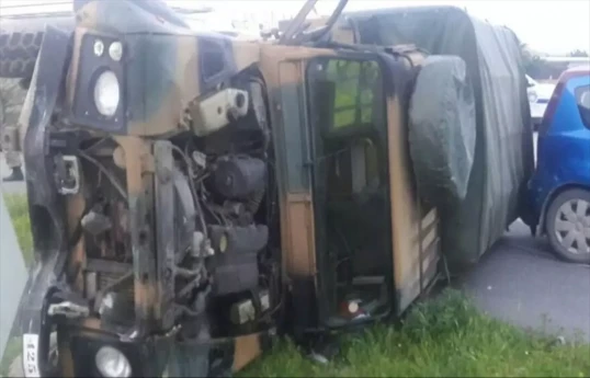 Şimali Kiprdə hərbi maşın aşıb, 1 əsgər ölüb, 11-i yaralanıb