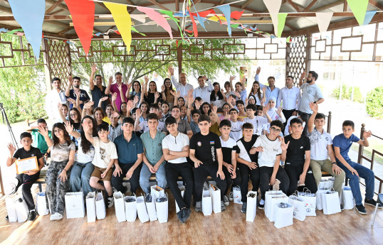 Şəhid övladları üçün keçirilən “Təhsil” yay düşərgəsi başa çatıb - FOTO 