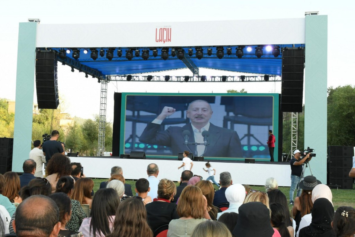 Laçın Şəhəri Günü qala konsert və atəşfəşanlıqla başa çatıb