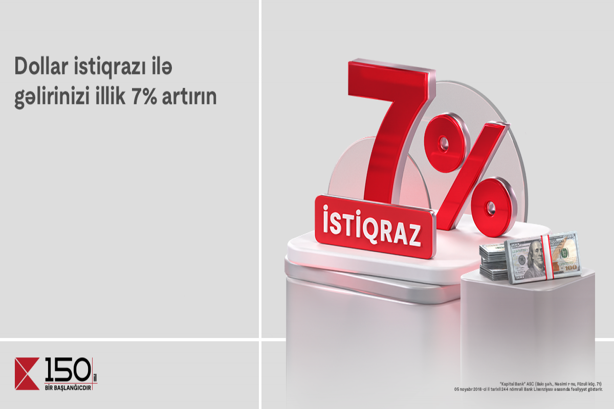 Pulunuz Kapital Bank istiqrazları sizə daha çox gəlir gətirsin