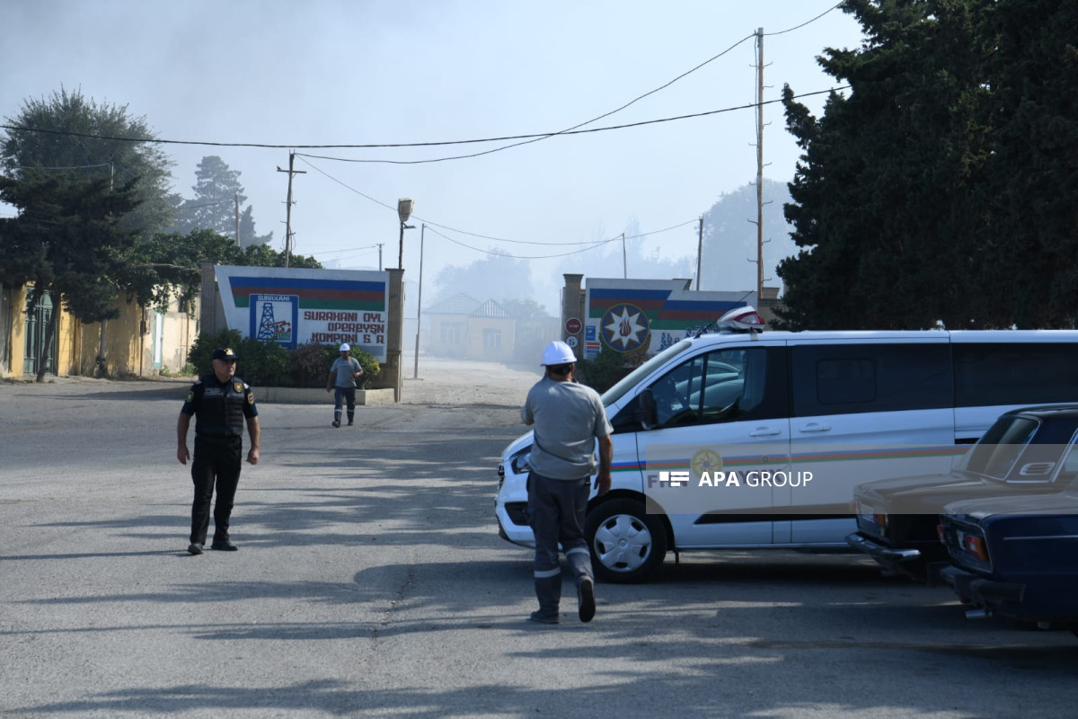 Bakıda obyekt yanır, 1 nəfərə tibbi yardım göstərilib - FOTO - VİDEO 