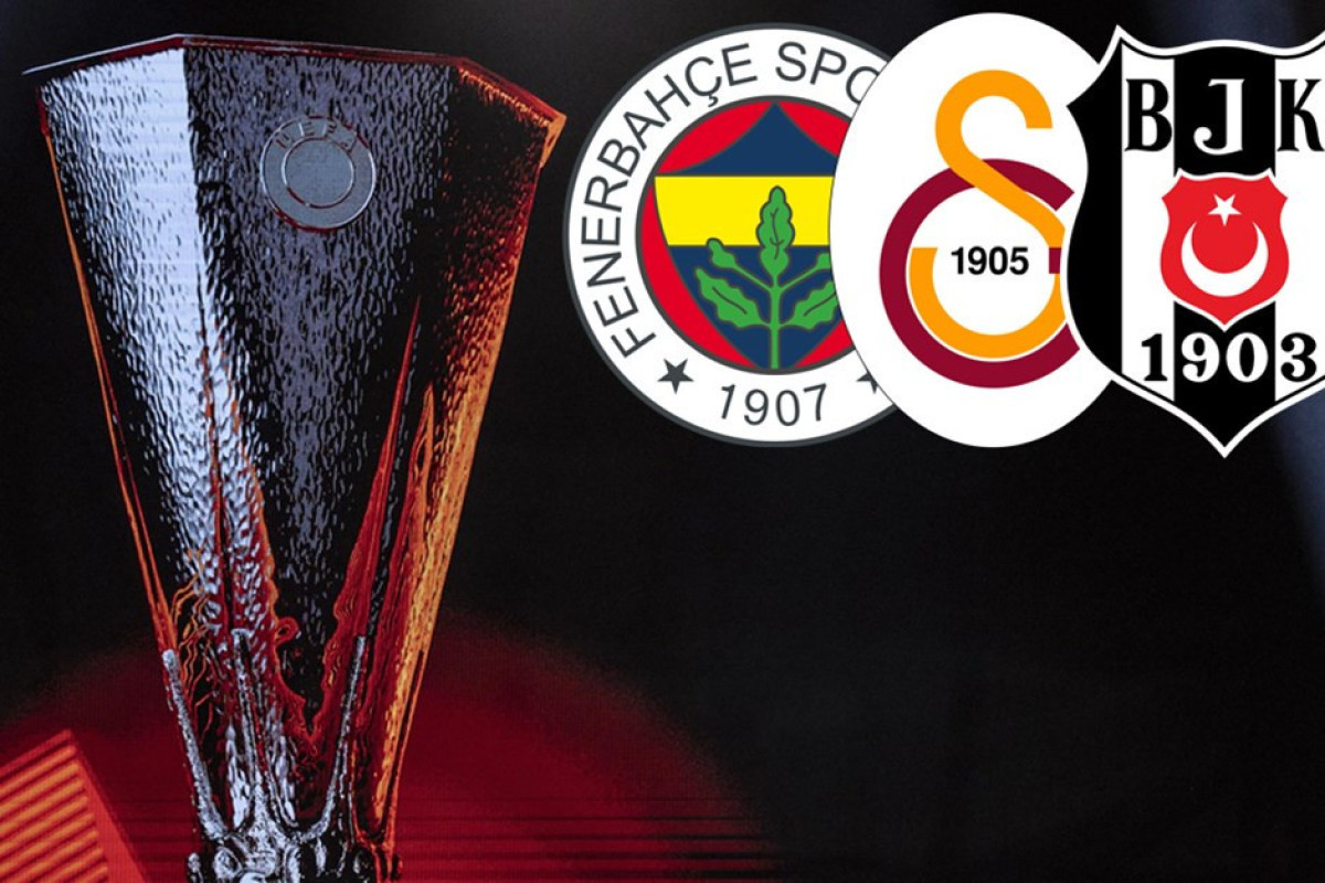 "Qalatasaray", "Fənərbaxça" və "Beşiktaş"ın Avropa Liqasında rəqibləri müəyyənləşib