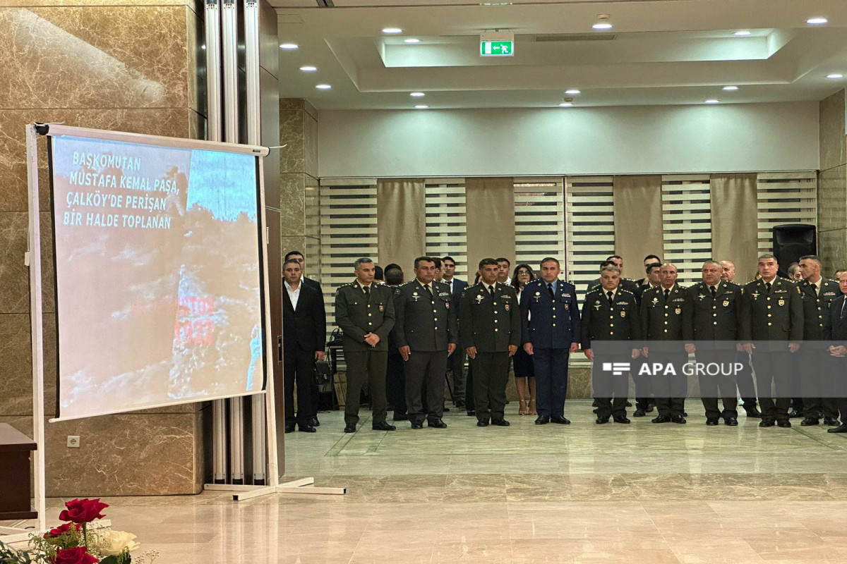 Türkiyənin Zəfər bayramı münasibətilə bu ölkənin Naxçıvandakı Baş Konsulluğunda tədbir keçirilib - FOTO 