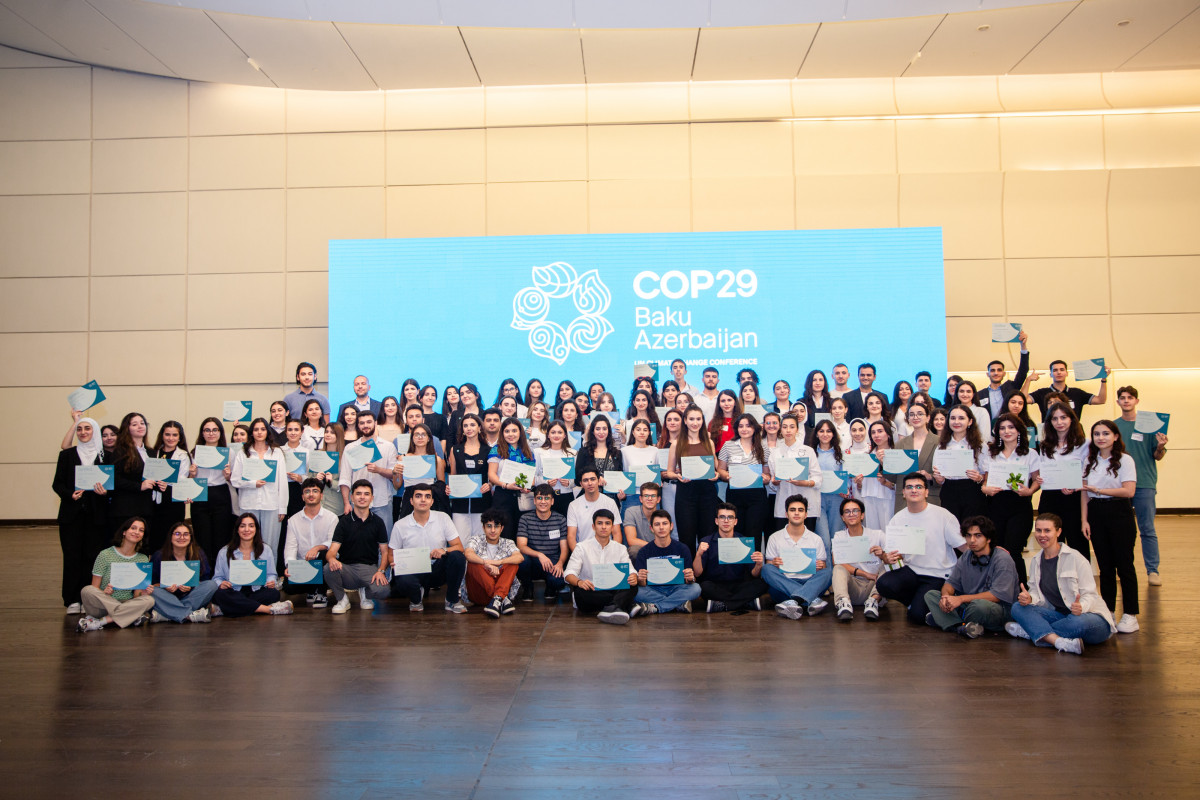 COP29 könüllüləri “Eco Enacthon” layihəsində iştirak ediblər