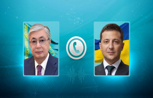 Qazaxıstan və Ukrayna prezidentlərinin telefon danışığı olub
