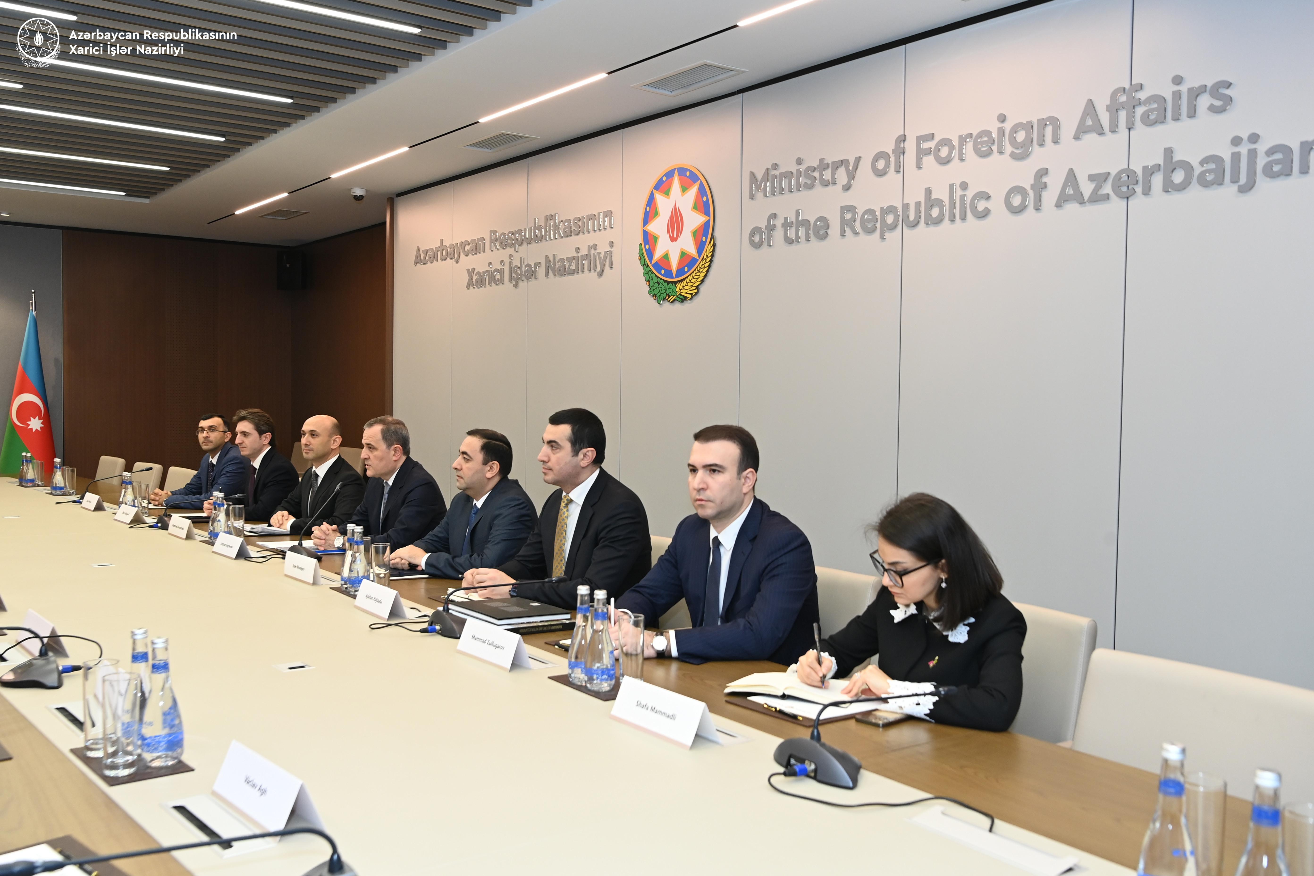 Ceyhun Bayramov Çexiya Deputatlar Palatasının sədrini qəbul edib