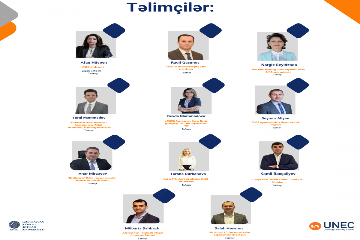 UNEC İnsan Resurslarının İdarəedilməsi mini-MBA təlimlərinə start verir