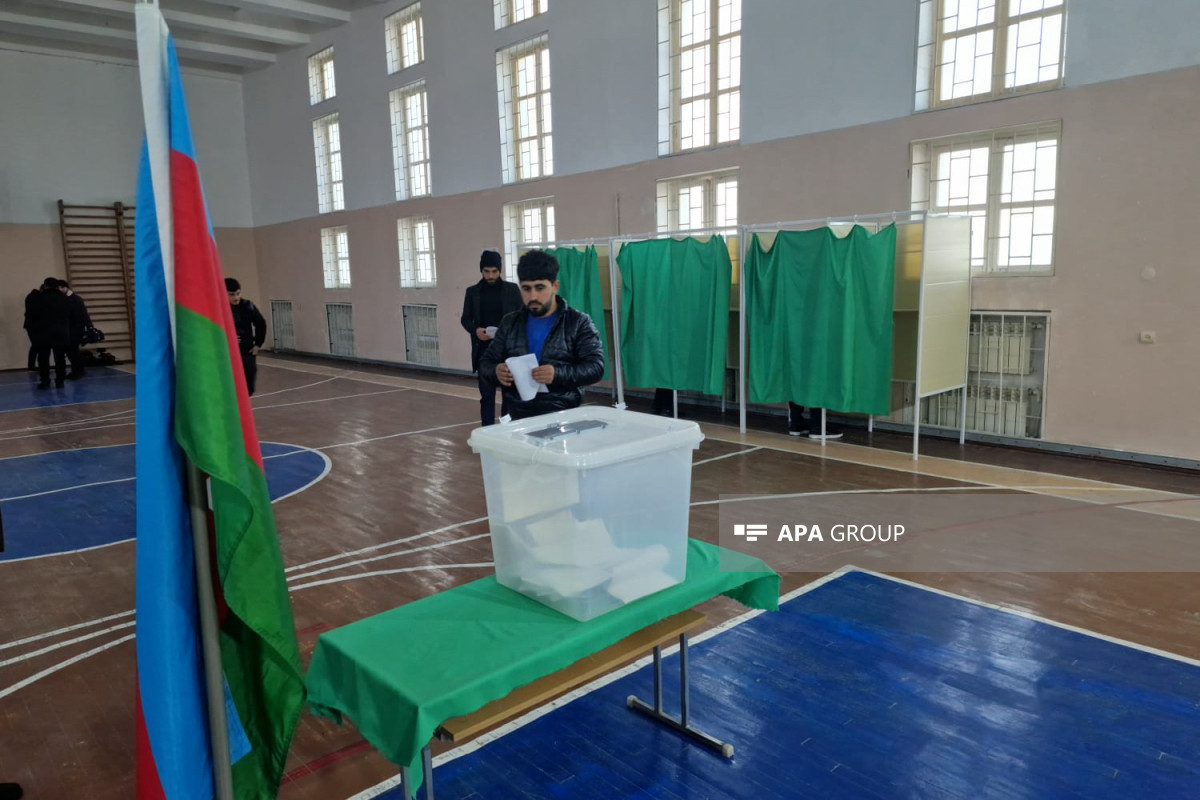 İşğaldan azad edilmiş Xocalıda prezident seçkiləri ilə bağlı ilk dəfə səsvermə keçirilir - FOTO 