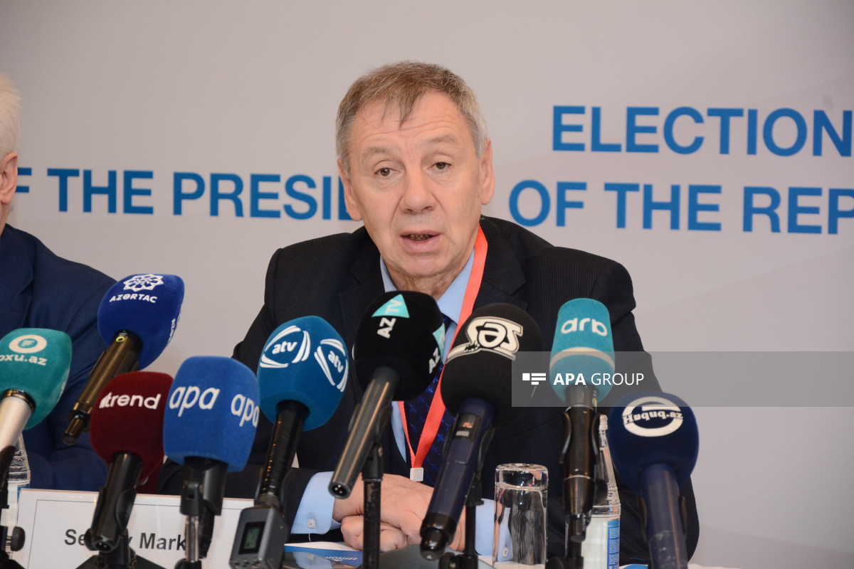 Markov: Əminəm ki, bütün beynəlxalq təşkilatlar Azərbaycanda seçkilərin ədalətli və azad keçdiyini etiraf edəcək