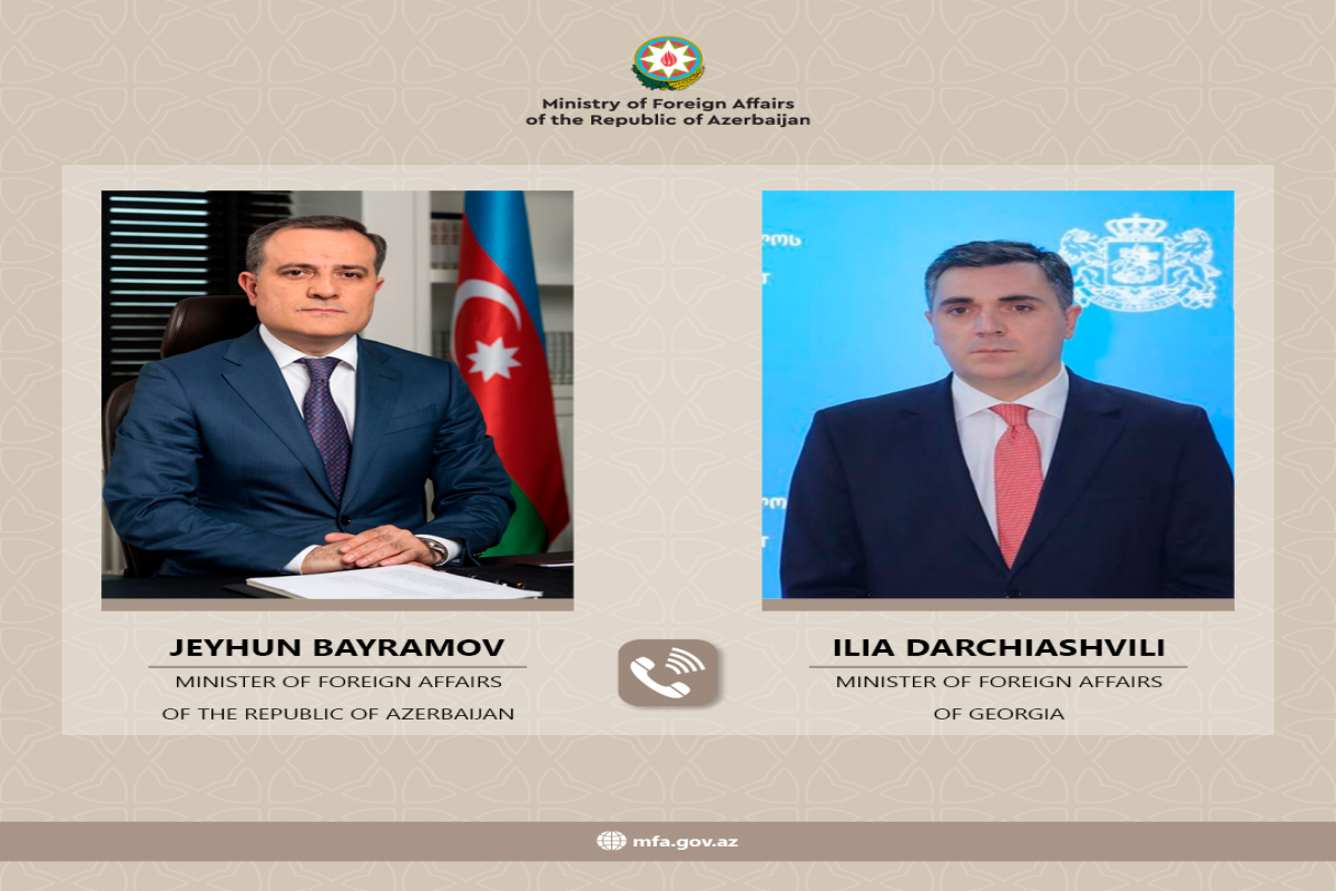 Azərbaycan və Gürcüstan XİN rəhbərlərinin telefon danışığı olub