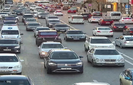 Bakıda sıxlıq müşahidə edilən yollar - SİYAHI 