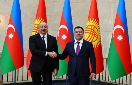 Sadır Japarov Prezident İlham Əliyevi təbrik edib