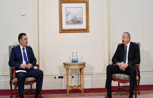 Sadır Japarov: Qırğızıstanla Azərbaycan arasında hərtərəfli əməkdaşlığın dərinləşməsi üzrə birgə səylərimizi davam etdirməyə hazırıq