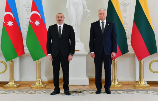 Gitanas Nauseda Prezident İlham Əliyevi seçkilərdə qazandığı qələbə münasibətilə təbrik edib