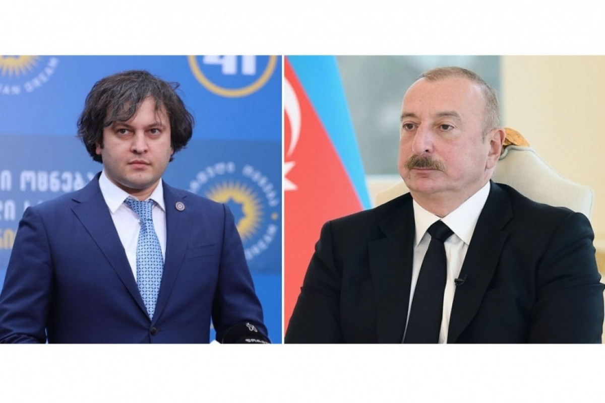 Prezident İlham Əliyev Gürcüstanın Baş naziri İrakli Kobaxidzeni təbrik edib