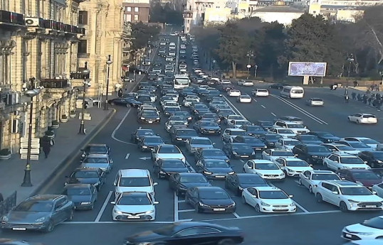 Bakıda sıxlıq müşahidə edilən yollar - SİYAHI 
