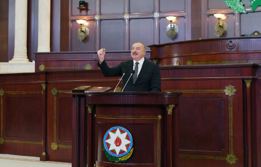Prezident İlham Əliyev: Bu gün Azərbaycan xalqı bir yumruq kimi birləşib, bu birlik daimi olmalıdır