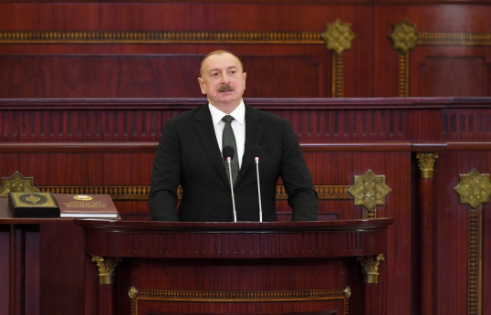 Prezident: Şəhid ailələrinin və müharibə əlillərinin evlərlə 100 faiz təmin edilməsi prosesi sürətlə gedir