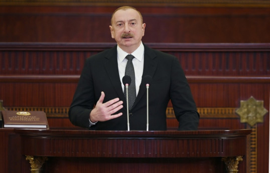 Azərbaycan Prezidenti: Bu gün hərbi sahədə texnoloji inkişaf və üstünlük böyük əhəmiyyət daşıyır