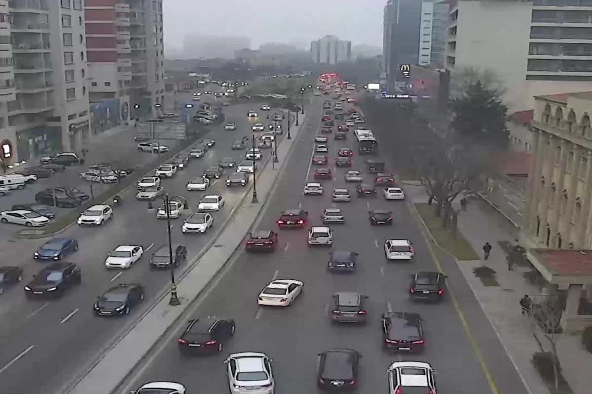 Bakıda sıxlıq müşahidə edilən yollar - SİYAHI 