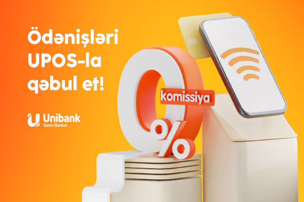 Unibank UPOS xidmətini biznes sahibləri üçün komissiyasız edib