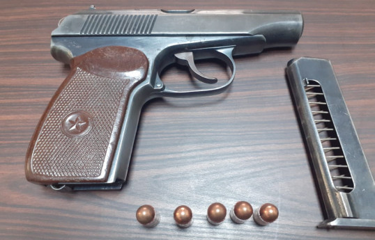 Abşeronda “Makarov” satmaq istəyən şəxs saxlanılıb