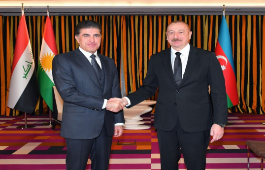 Münxendə Azərbaycan Prezidenti ilə İraq Kürdüstan Regionunun Başçısının görüşü olub - YENİLƏNİB 