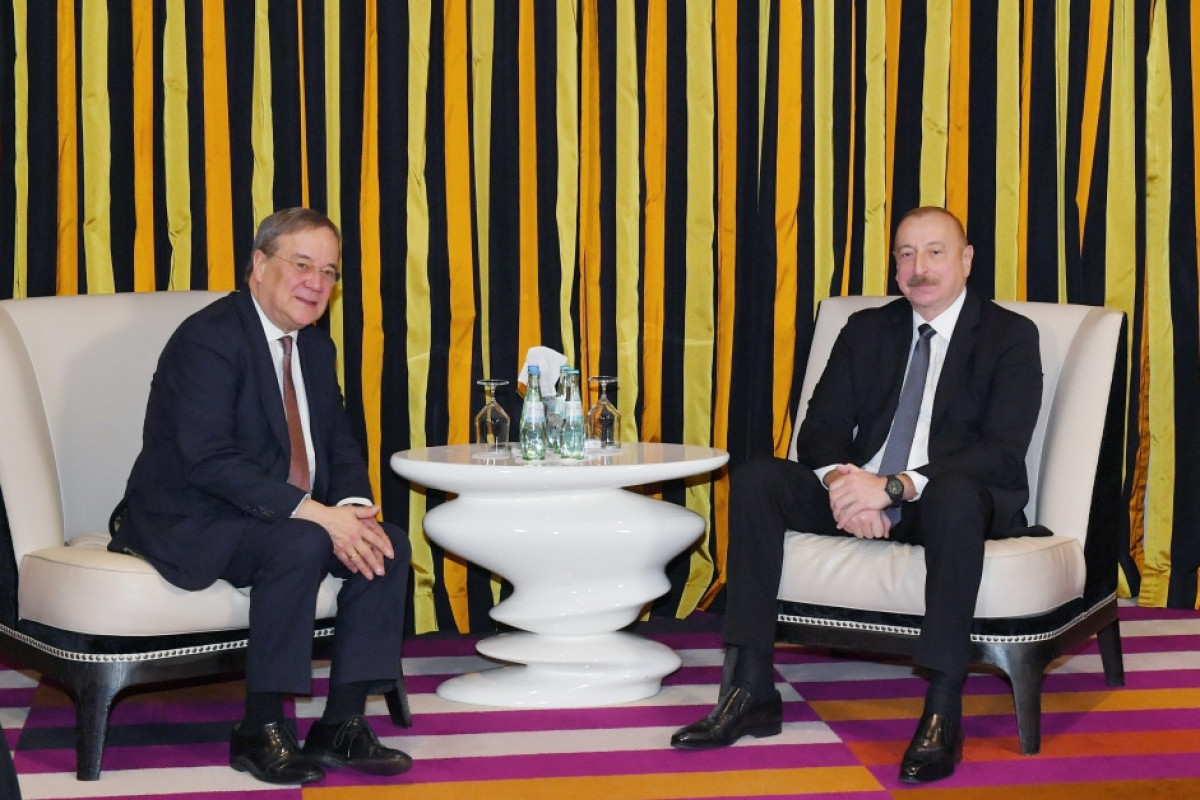Azərbaycan Prezidenti ilə Bundestaqın üzvü Armin Laşetin Münxendə görüşü olub
