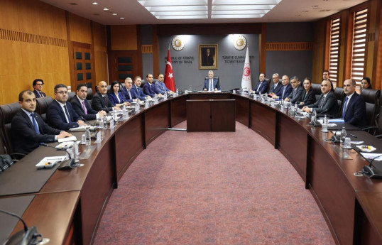 Naxçıvan nümayəndə heyəti Türkiyənin ticarət naziri ilə görüşüb, ixrac imkanları müzakirə olunub - FOTO 