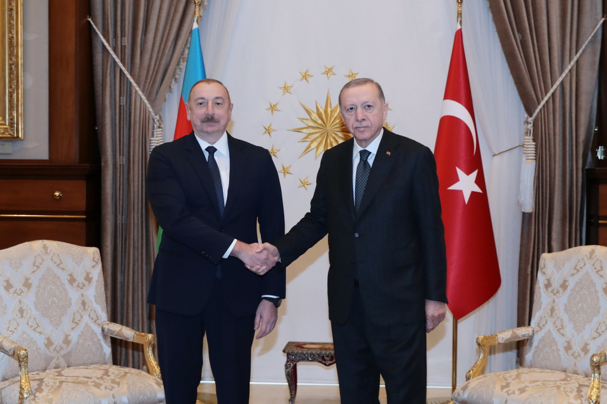 Azərbaycan və Türkiyə prezidentlərinin təkbətək görüşü olub - YENİLƏNİB 