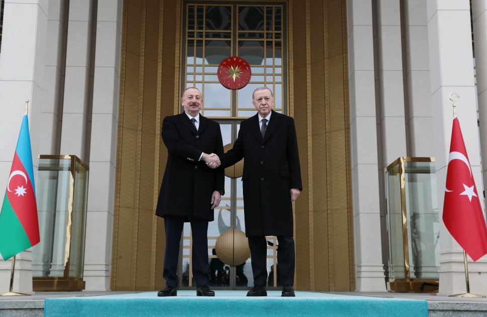 Prezident İlham Əliyevin Ankarada rəsmi qarşılanma mərasimi olub - YENİLƏNİB 