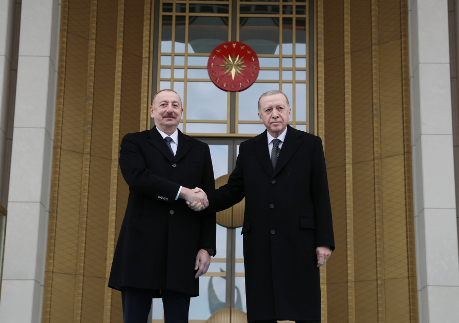 Prezident İlham Əliyevin Ankarada rəsmi qarşılanma mərasimi olub - YENİLƏNİB 