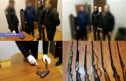 Sabunçuda axtarışda olan silahlı şəxs saxlanılıb