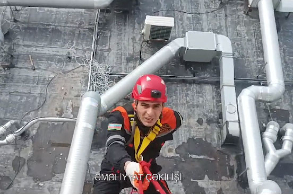 МЧС Азербайджана распространил кадры спасательной операции - <span class="red_color">ВИДЕО