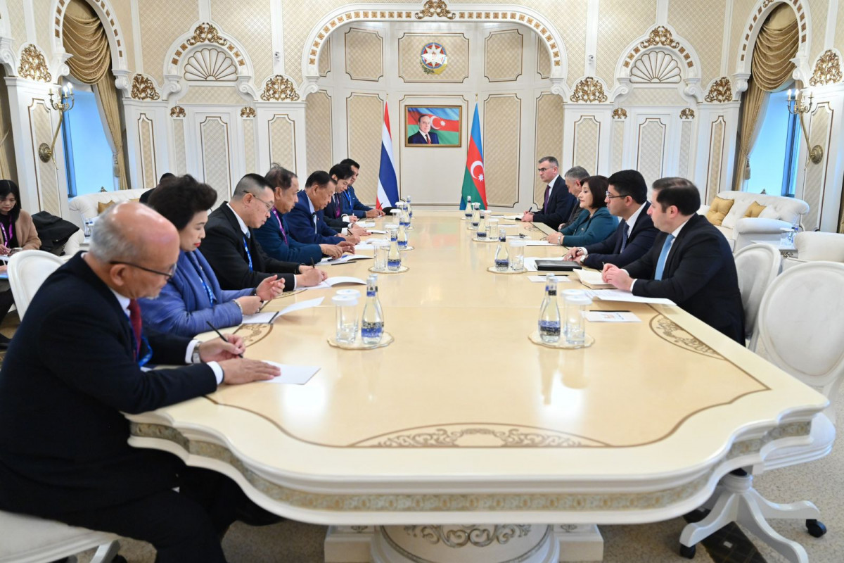Milli Məclisin sədri Tailand, Bəhreyn, Tacikistan və Oman parlamentlərinin sədrləri ilə görüşüb - FOTO 