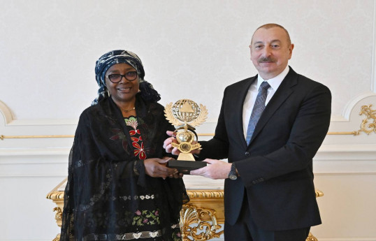 Beynəlxalq Mülki Müdafiə Təşkilatının Baş katibi Prezident İlham Əliyevi təbrik edib