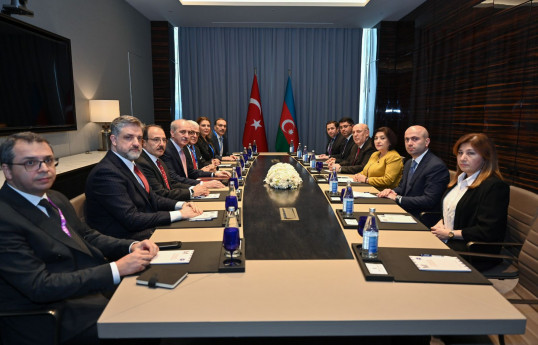 Sahibə Qafarova Türkiyə Böyük Millət Məclisinin sədri ilə görüşüb