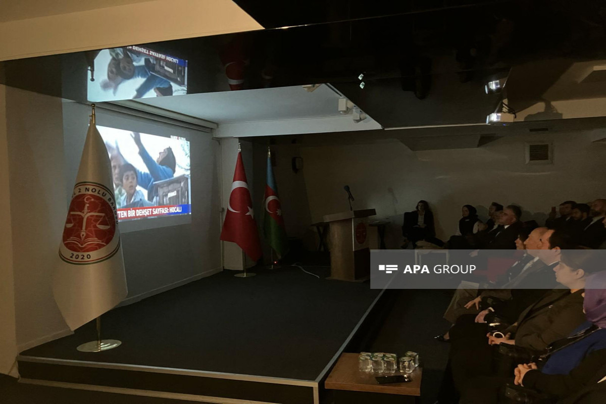 İstanbulda Xocalı soyqırımının ildönümünə dair tədbir keçirilib - <span class="red_color">FOTO